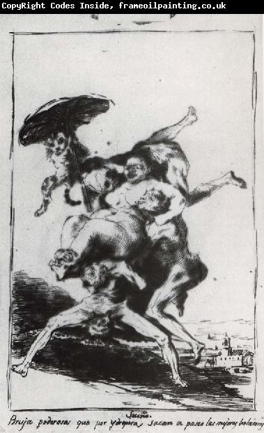 Francisco Goya Bruja poderosa que por ydropica